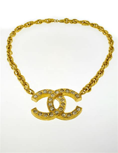 chanel classic cc necklace|genuine chanel necklace.